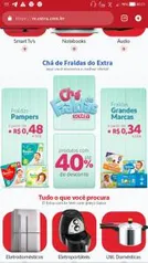 Promoção Chá de Fraldas, itens a partir de R$ 5