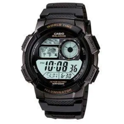[Casas Bahia] Relógio Masculino Digital Casio AE1000W-1AVDF - Preto por R$ 99