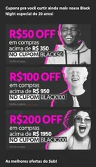 Até R$200 OFF em compras acima de R$1950