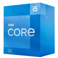 Processador Intel Core i5-12400F, 2.5GHz (4.4GHz Max Turbo), Cache 18MB, LGA 1700 - BX8071512400F