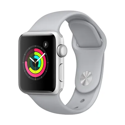 Apple Watch Series 3 GPS - 42mm - Caixa prateada de alumínio com pulseira esportiva névoa