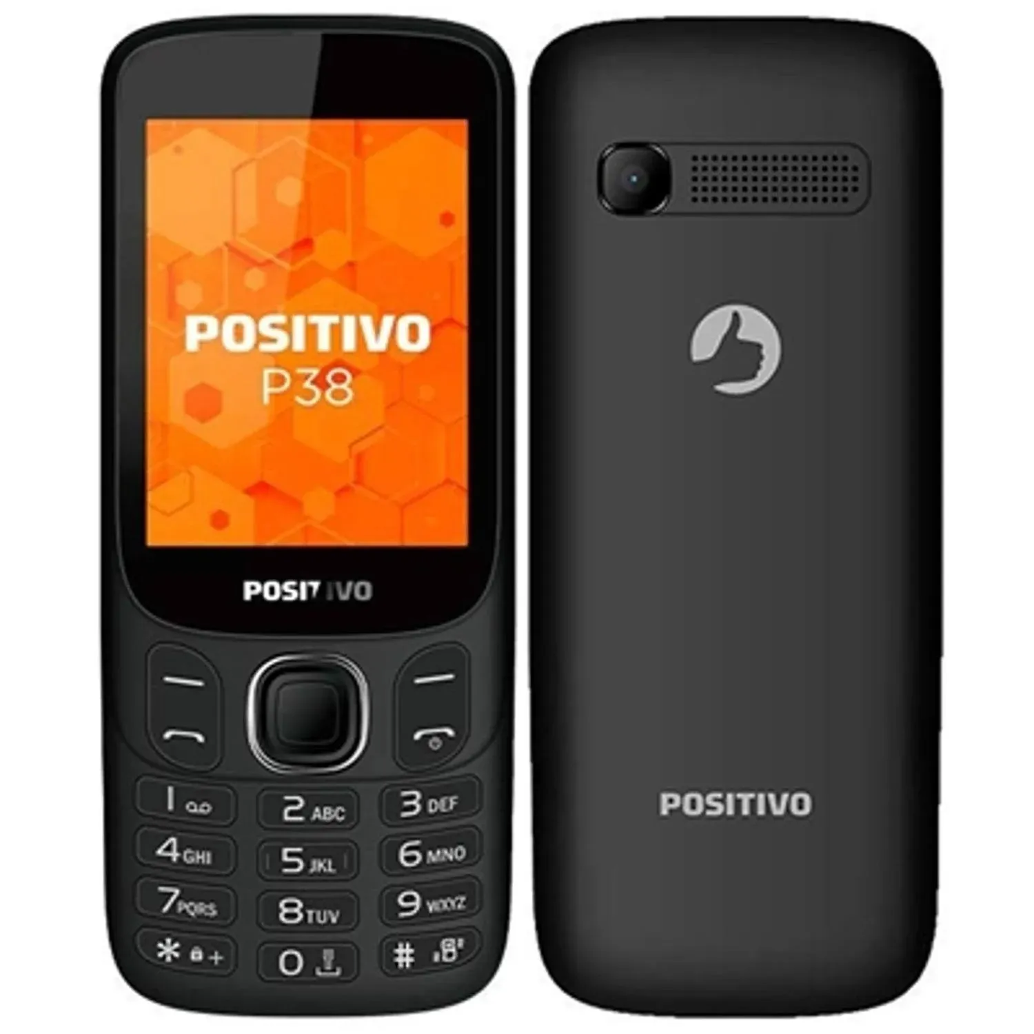 Imagem do produto Celular Positivo Dual Chip P38 3G Preto