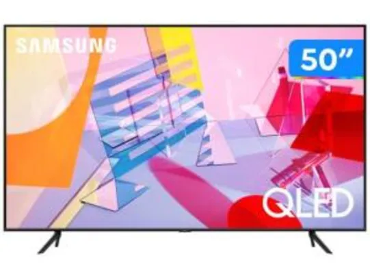 Smart TV 4K Samsung QLED 50" UHD QN50Q60T | R$2.991