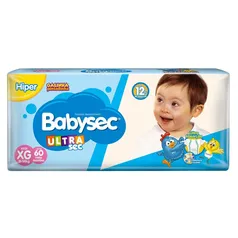 Fralda Babysec Ultrasec Xg 60 Unidades