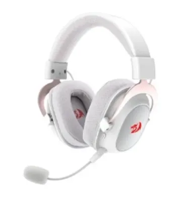 Headset Gamer Sem Fio Redragon Zeus Pro, 7.1, Driver 53mm, Bluetooth, Branco - H510W-PRO