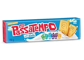 [R$2,50 REC / LEVE 3/PAGUE] Passatempo - Biscoito, Leite, 150g