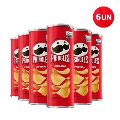 Combo Batata Pringles Original 6 Unidades