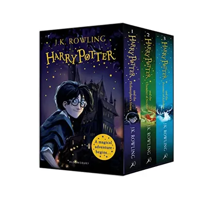 Harry Potter 1-3 Box Set IMPORTADO: A Magical Adventure Begins: 3 book set (vol 1 - 3)