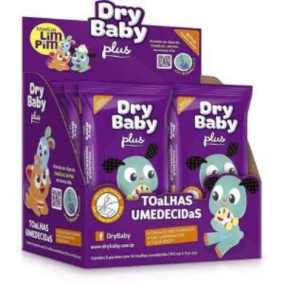 Toalha Umedecida Infantil Dry Baby - 50 Unidades [Marketplace]
