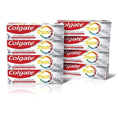 Creme Dental Colgate Total 12 Clean Mint 90g 4 unidades