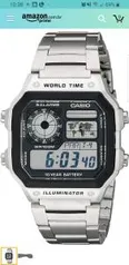 Relógio Masculino Digital Casio Multifunção AE-1200WHD-1 AV CFCI R$ 153