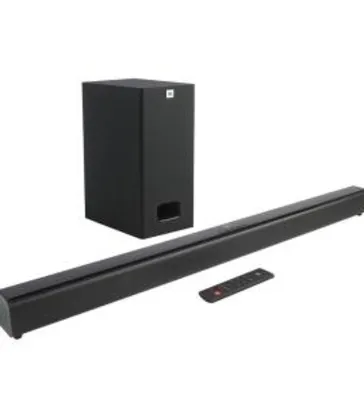 Soundbar JBL Cinema SB130 com 2.1 Canais, Bluetooth e Dolby Digital - 55W | R$853,10