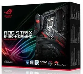 PLACA MAE ASUS ROG STRIX B460-H GAMING DDR4 SOCKET LGA1200 INTEL B460 | R$1.089