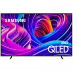 Smart TV Samsung 65 QLED 4K 65Q60B 2022 Tecnologia de Pontos Quânticos Som em Movimento