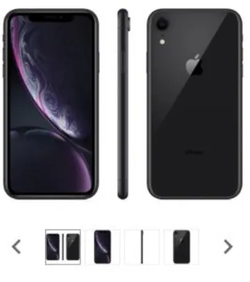 (R$2.964 AME + CC Americanas) Iphone Xr 64GB - Black - R$3709