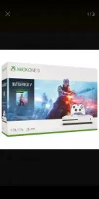 [Loja Oficial] XBOX ONE S 1 TB + BATTLEFIELD V + LIVE GOLD + GAMEPASS 1 MÊS por R$ 1499