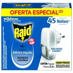 Aparelho Repelente Elétrico e Refil de 32,9ml 