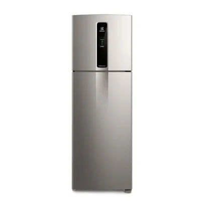 Geladeira Electrolux Frost Free Duplex Efficient com AutoSense cor Inox Look 390L (IF43S) 