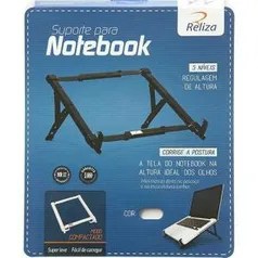 Suporte para Notebook Regulável Branco - Reliza