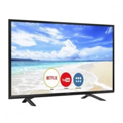Smart TV LED 40 Panasonic TC-40fs600b Full HD 2 HDMI 1 USB com Conversor Digital Integrado