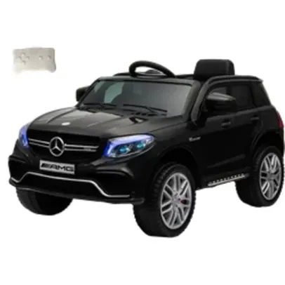 [AME R$699,99] Carro Elétrico Infantil 12V Preto Mercedes Benz AMG