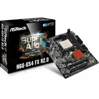 Placa-Mãe ASRock p/ AMD AM3+ mATX N68-GS4 FX R2.0 DDR3 - R$ 230