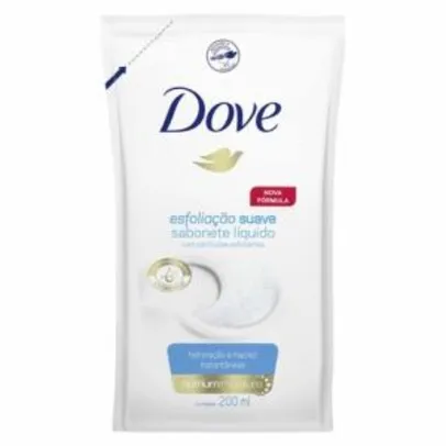 Sabonete Liquido Dove Shower Esfoliação Suave Refil 200ml | R$4