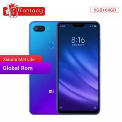 Xiaomi Mi8 Lite 6 GB Ram 64 BG Global Rom R$707