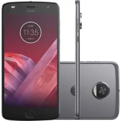 Smartphone Moto Z2 Play Dual Chip Android 7.1.1 Nougat Tela 5,5" Octa-Core 2.2 GHz 64GB Câmera 12MP - R$ 1359