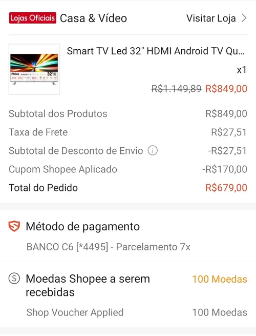 Imagen na descrição da promoção