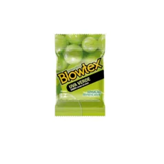 Preservativo Blowtex Uva Verde Com 3 Unidades - Leve 4 pague 2 