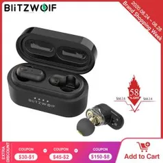 Fone de Ouvido Bluetooth Blitzwolf® BW-FYE7 TWS (Frete grátis) - R$183