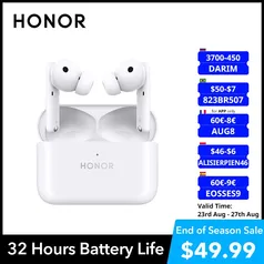 Fone de Ouvido Bluetooth TWS Honor Earbuds 2 Lite