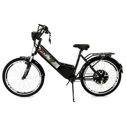 Bicicleta Elétrica Confort 800W 48V 15Ah Preta