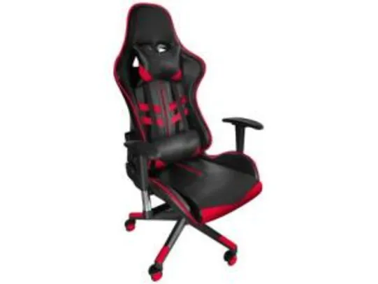 Cadeira Gamer Nell Reclinável Preto e Vermelho - GAM-VE1 | R$665