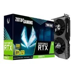 Placa de Vídeo Zotac NVIDIA GeForce RTX 3060 Ti Twin Edge LHR, 8GB, 14.0 Gbps, GDDR6, DLSS, Ray Tracing