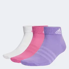 Kit Meia Adidas Cano Baixo Sportwear c/ 3 Pares