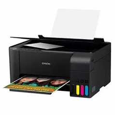 Multifuncional Tanque de Tinta Ecotank, Epson, EcoTank L3110, Preta + Frete Grátis