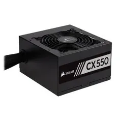 Fonte Corsair CX Series CX550 80 Plus Bronze 550W PFC Ativo, CP-9020121