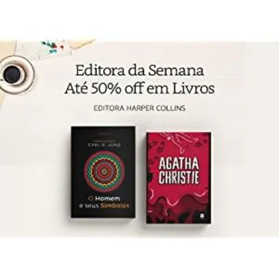 Até 50% off em livros da editora Harper Collins -