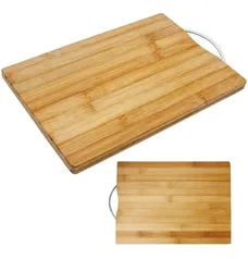 Tabua Em Bambu Para Cortar Carne Churrasco Legume 34x24 