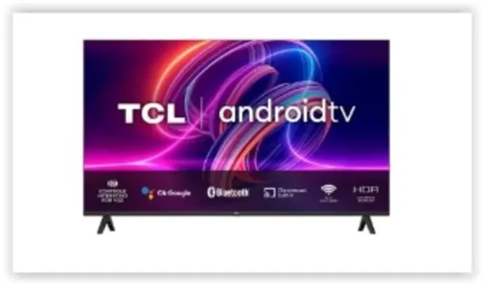 Smart TV TCL S5400A 43 Polegadas LED FHD, HDMI e USB, Bluetooth, Wi-Fi, Android, Dolby Áudio, HDR - 43S5400A