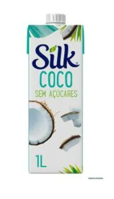(PRIME + RECORRÊNCIA + 5UN) Bebida Vegetal Silk Sem Açúcares Coco 1L - R$5,99