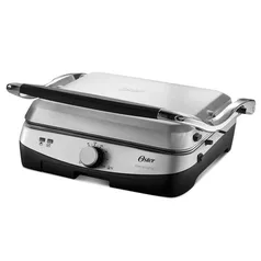 Grill Sanduicheira Oster Bio Ceramic, Antiaderente, 2 em 1 - CKSTPA4881