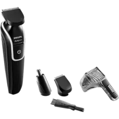 Kit Aparador de Pelos Philips Multigroom QG3339/15 Bateria Recarregável 12W