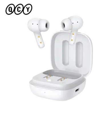 QCY-T13 ANC fone de ouvido sem fio, Bluetooth 5.3 Earbuds, cancelamento de ruído ativo, carga rápida, 0,068 'baixa latência, 28dB - AliExpress 