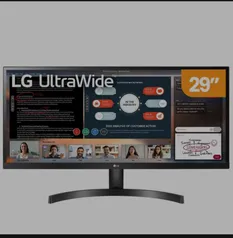 Monitor Ultrawide Lg 29 Full Hd, Ips Led, 75hz, 2x Hdmi, Hdr10, Vesa