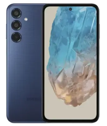 [Com Cashback R$1140] Celular Samsung Galaxy M35 5G , Câmera Tripla até 50MP, Selfie 50MP, Tela Super AMOLED + 6.6 120Hz, 256GB, 8GB RAM - Azul Escuro