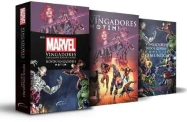 Saindo por R$ 24: Box - Marvel Novos Vingadores – Acompanha Pôster - R$24 | Pelando