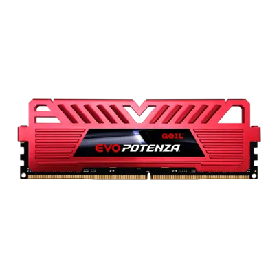 Memória DDR4 Geil Evo Potenza, Edição AMD, 8GB, 3200MHz, Red, GAPR48GB3200C16BSC